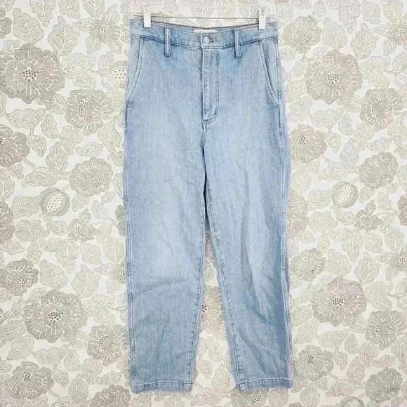 Madewell Tapered Jeans in Paulsen Wash #Aj224 Women's Jeans High Rise 26 2103 - Picture 3 of 8